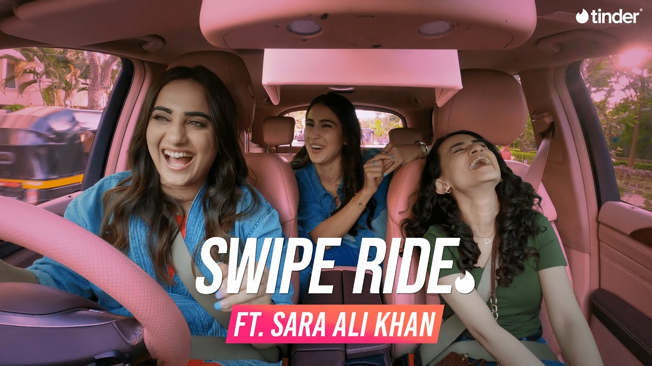 Download Swipe Ride ft. Sara Ali Khan & Meghana | Kusha Kapila | Tinder India