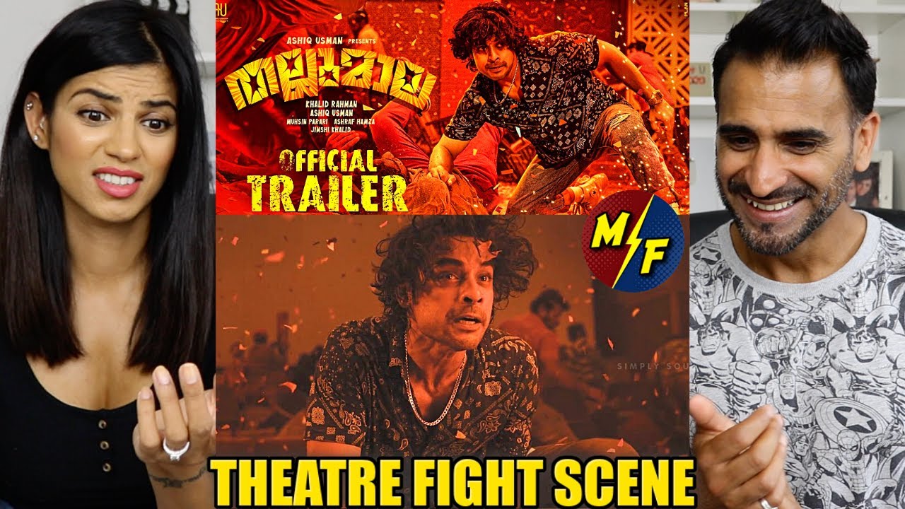 THALLUMAALA THEATRE FIGHT SCENE & TRAILER REACTION!! | Tovino Thomas | Netflix India