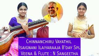 Chinnanchiru Vayathil | Isaignani Ilaiyaraaja Bday Spl |MusiConversation 6|Veena & Flute Sangeetha N