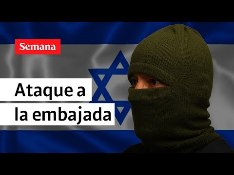 Ataque de encapuchados con símbolos nazi a la embajada de Israel en Colombia | Semana noticias