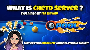 CHETO SERVER IN 8 BALL POOL ? || NOT GETTING MATCHED WHILE PLAYING A TABLE ? || ITS SHIVAM !!! ❤️
