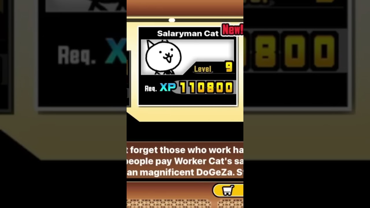 I got this new crazy cult cat in The Battle Cats!
