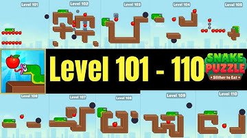 Snake puzzle slither to eat level 101 - 110 walkthrough solution