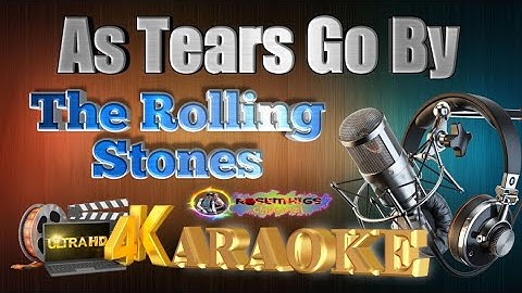 As Tears Go By - The Rolling Stones - KARAOKE 🎤🎶