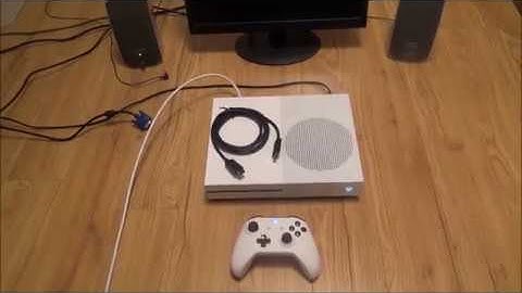 How to Connect the Xbox One S to a VGA Computer Monitor or VGA TV