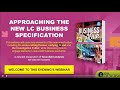 Webinar recording | Approaching the new LC Business Specification | 2025