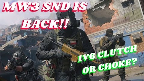 MW3 INSANE 1V6 SND CLUTCH