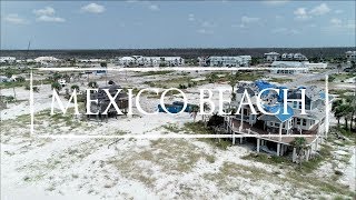 Mexico Beach Florida 1Year After Category 5 Hurricane Michael - Filmed With Drone