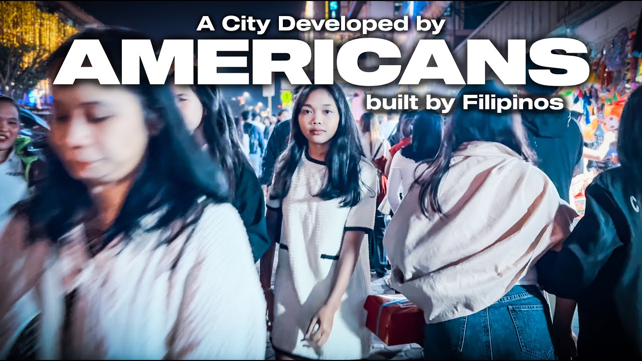 Walking the Philippines City Developed by Americans [4K HDR]