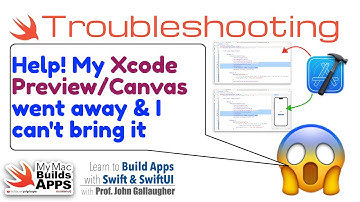 Swift Troubleshooting: Get the Xcode Preview Canvas Back
