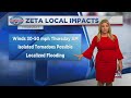 Nicole: High winds and flooding possible from Zeta Thursday