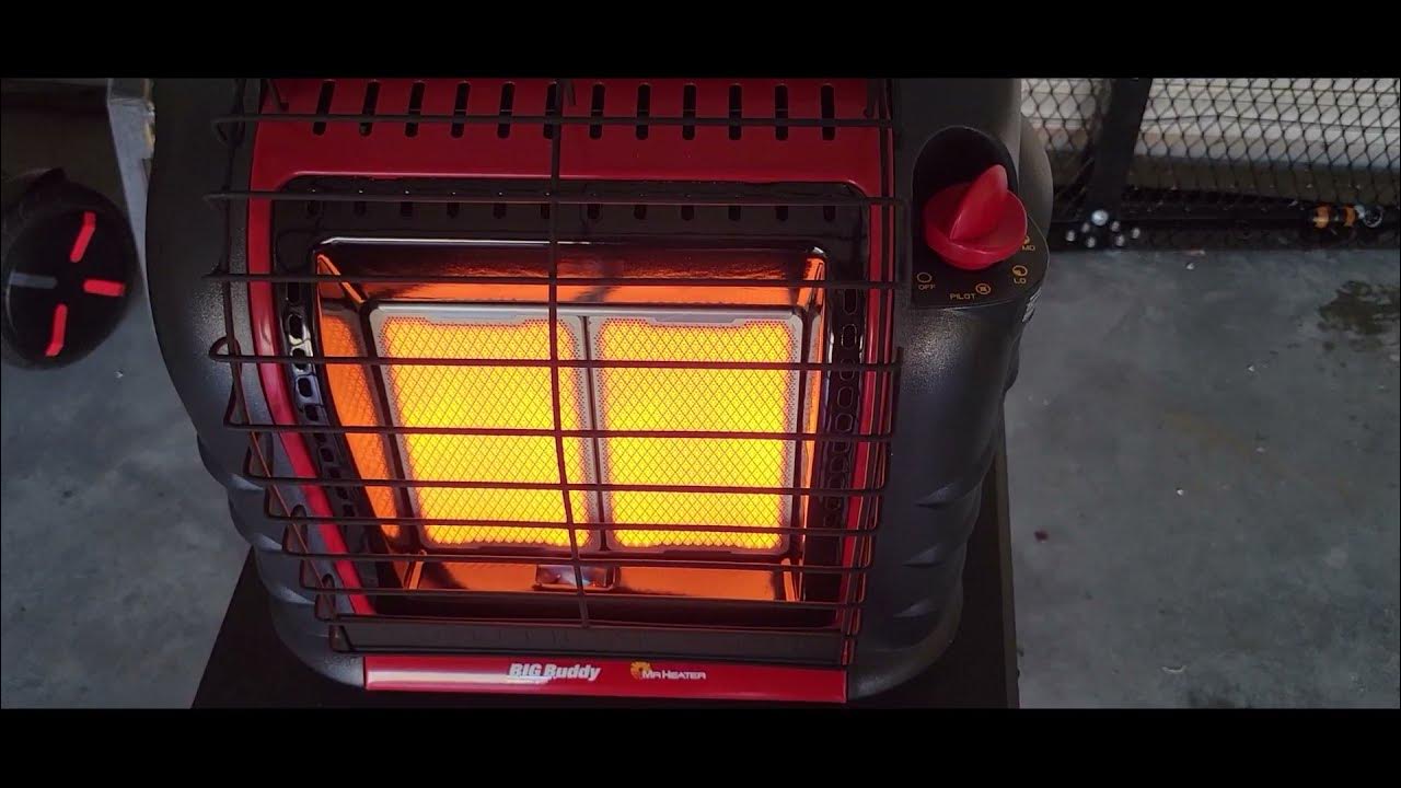 Mr. Heater Big Buddy Portable Radiant Propane Heater Unboxing & First Use YouTube