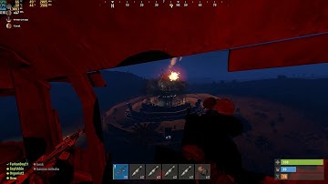 Rust MLRS Airstriking a big clan base