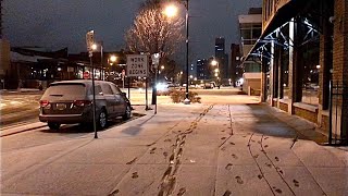 [ USA Town ] Midnight walk in Grand Rapids Michigan
