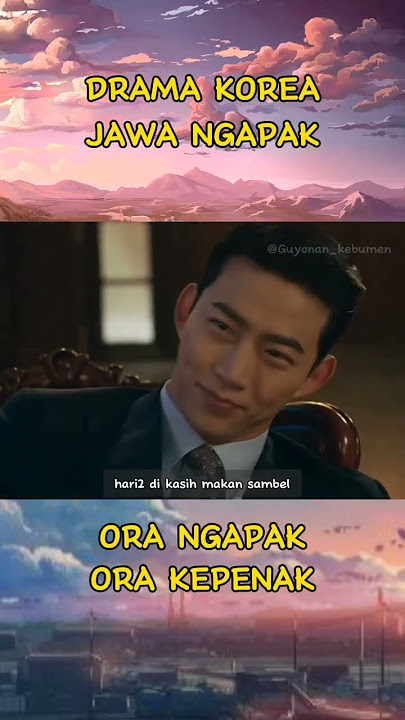 drama Korea Jawa ngapak