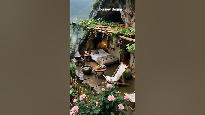 🌿 Living in a Cave Paradise| Cozy Nature Retreat Hidden in the Mountains 🏞️✨ #CozyLiving  #DreamStay