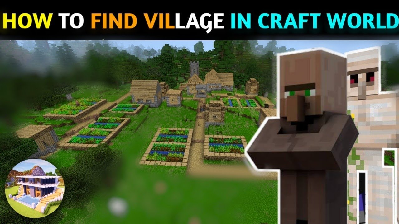 How To Find A Village In Craft World In Hindi 100% Working Trick