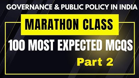 100 High-Value MCQs on Governance & Public Policy | Crack Competitive Exams Easily