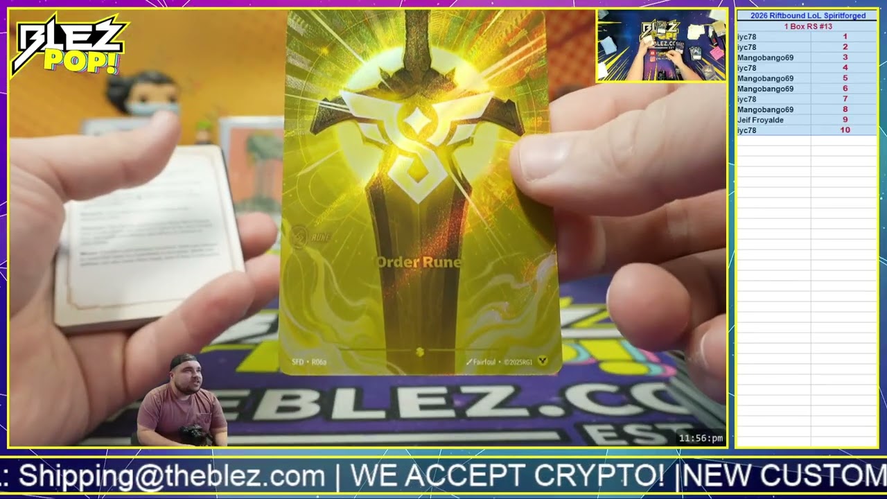 2026 Riftbound League of Legends Spiritforged 1 Box Random Serial #13