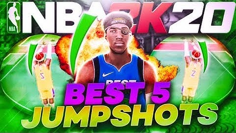 TOP 5 BEST JUMPSHOTS IN NBA 2K20 • BEST JUMPSHOTS FOR ALL BUILDS! NEVER MISS AGAIN - JUMPSHOT TIPS