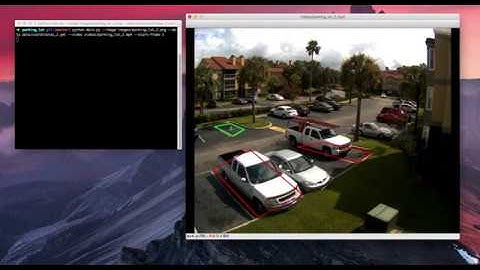 Parking Space Detection in OpenCV