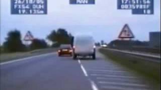 Police Camera Action - Impatient White Van Man