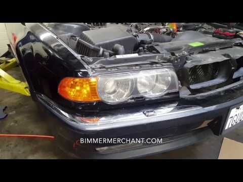 Xenon Headlight Removal BMW E38 740iL