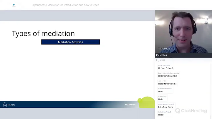 An introduction to teaching mediation with Tim Goo...