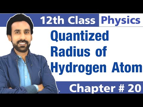 Quantized Radii for Hydrogen Atom || Bohr Model || 12th Class Physics