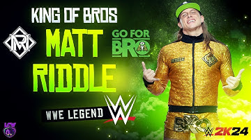 WWE 2K24 Matt Riddle Entrance, Signature & Finishers I Mods #WWE