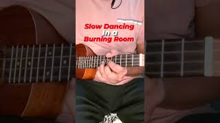 SLOW DANCING IN A BURNING ROOM ON #ukulele #ukulelecover #ukuleletutorial #ukulelemusic #johnmayer