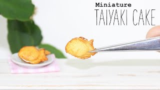 Miniature Polymer Clay Taiyaki Cakes || Maive Ferrando