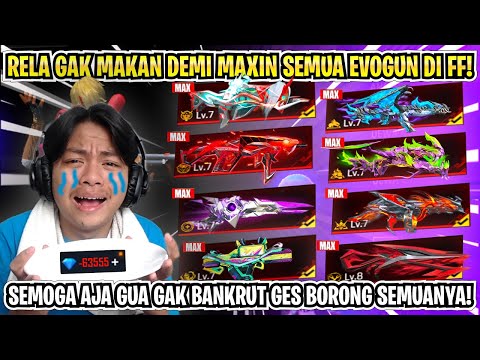 GUA RELA GAK MAKAN DEMI MAXIN SEMUA EVOGUN YANG ADA DI FF! SEMOGA AJA GAK BANKRUT GES! 😭