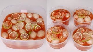 Asinan rambutan yang enak dan segar