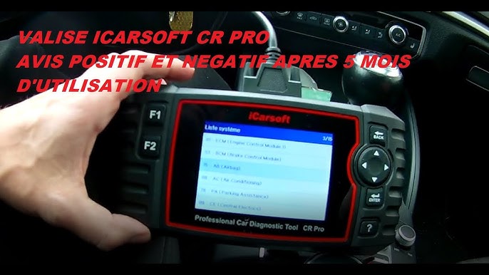 Valise diagnostic auto multimarque professionnelle iCarsoft CR EU