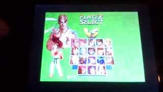 Dingoo A320 - Snes9x4D Testing Street Fighter Alpha 2 (Snes emulator)