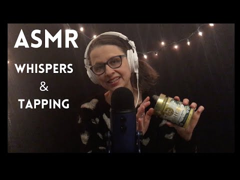 ASMR Whisper Ramble and Soft Slow Tapping (Background ASMR)