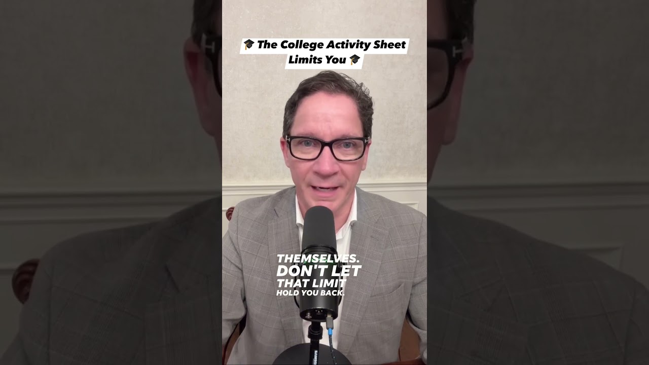 🎓 College applications limit you to 150 characters per activity. 🎧