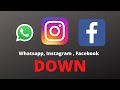 Facebook , Whatsapp , Instagram has been down or Hacked