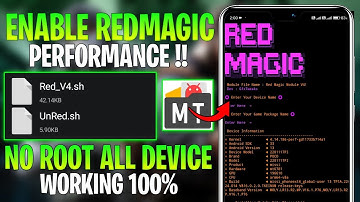 Enable Red Magic Performance On Any Android !! No Root || Get Max FPS & Max Performance