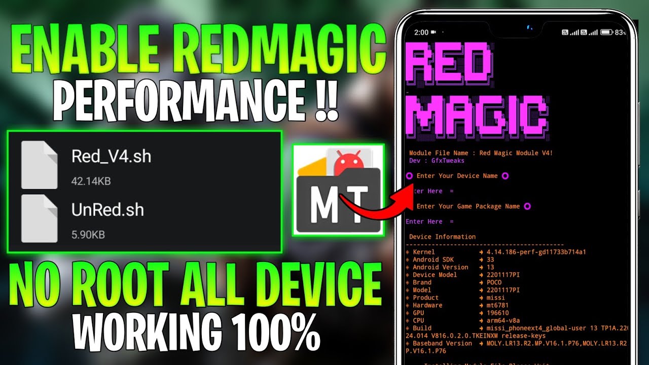 Enable Red Magic Performance On Any Android !! No Root || Get Max FPS ...