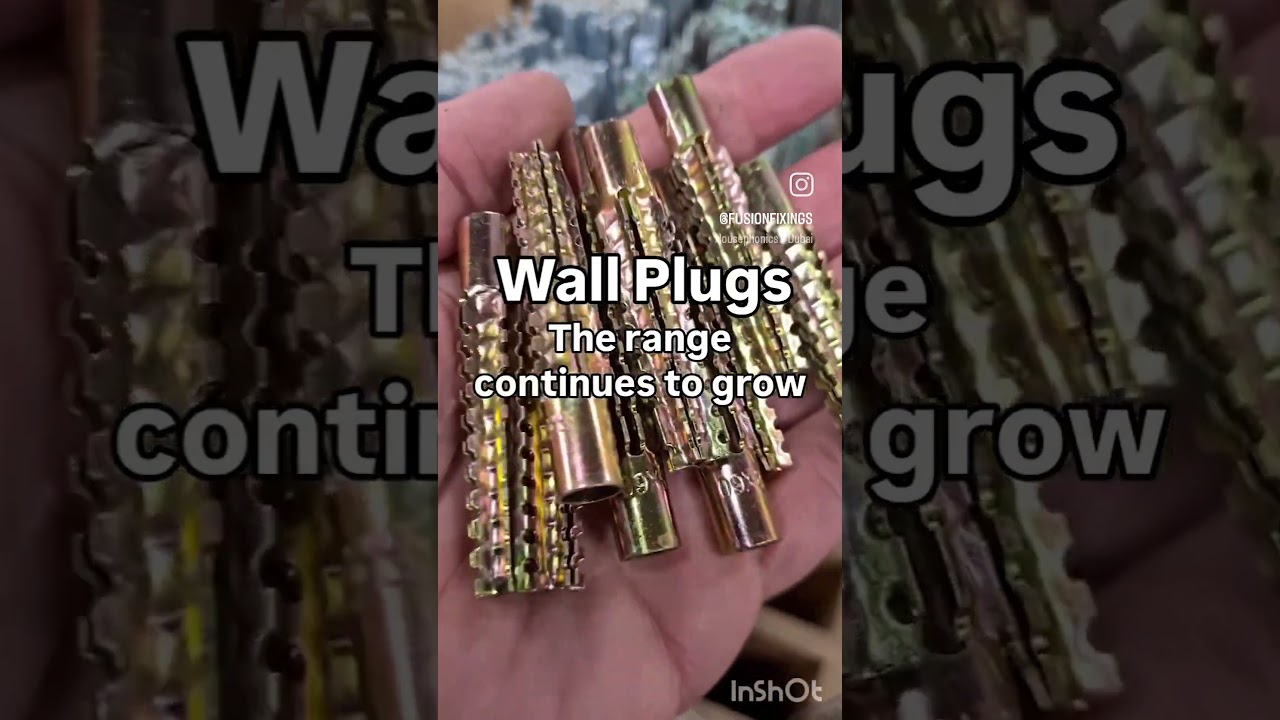 Wall plugs at Fusion Fixings - The range of wall-plugs in stock continues to grow.