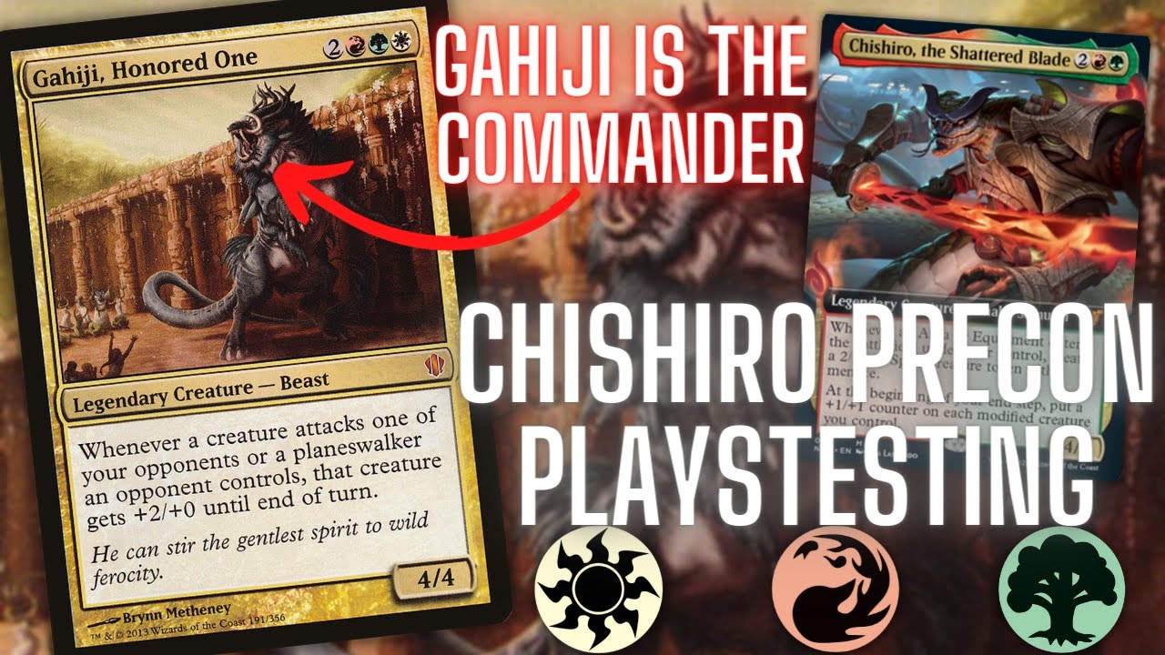 Gahiji Honored One Commander Tech Chishiro Precon Play Testing gahiji-honored-one-commander-tech-chishiro-precon-play-testing