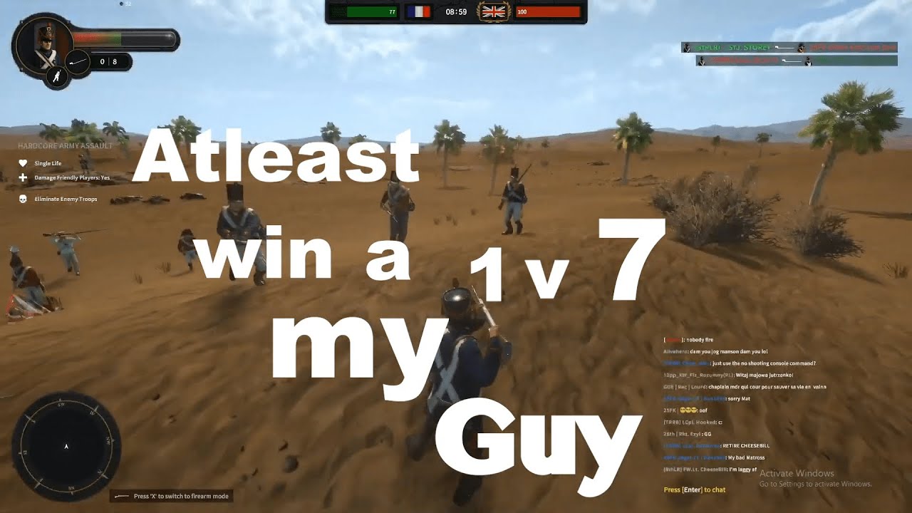 Just Win a 1v7 My Guy (Holdfast melee 2019) YouTube