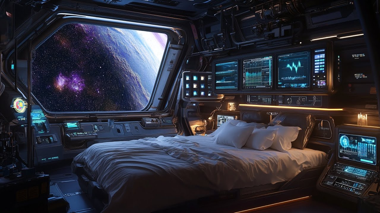 Galactic Deep Space Sounds | Cosmic White Noise for Sleep | Tranquil ...