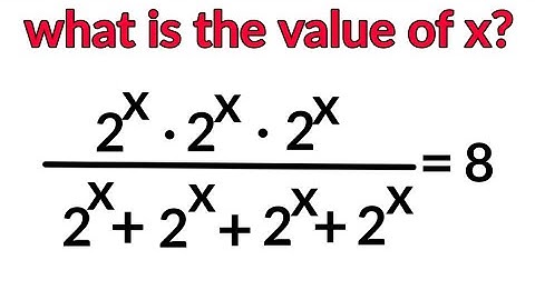 Do you know this trick to solve nice exponential problem || Math olympiad question
