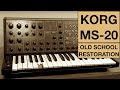 KORG MS-20 Restoration - Pot Replacement, Cleaning, Servicing.