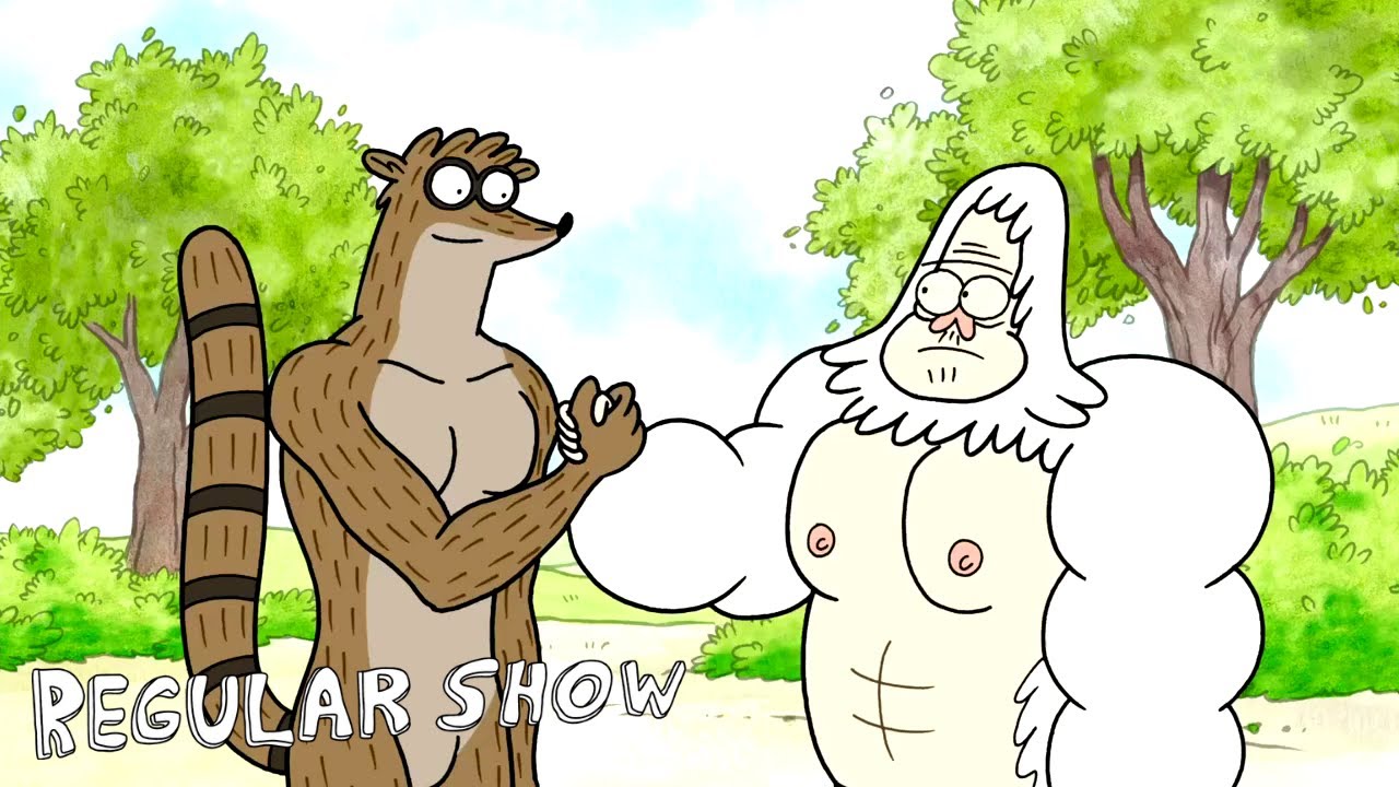 Regular Show - Skips Gives Don Sugar Don.