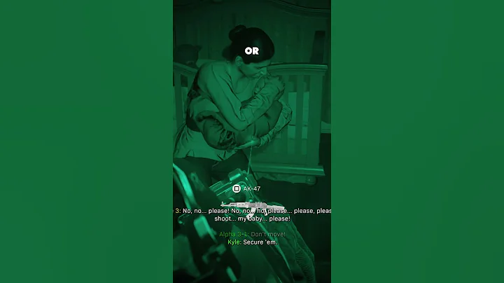 DO NOT shoot the baby 😱 in CALL OF DUTY: MODERN WARFARE (2019)