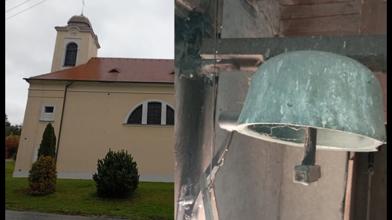 Jankovice (CZ) kostel Nanebevzetí Panny Marie - zvony / bells - páteční zvonění v 15.00 hod.